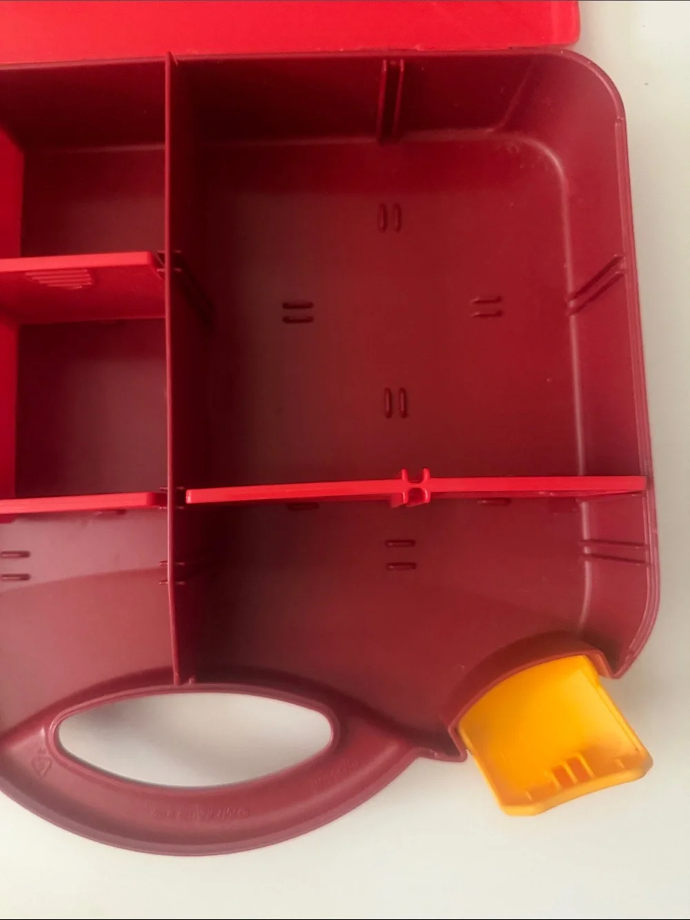 Lego Red Storage Case with Molded Logo